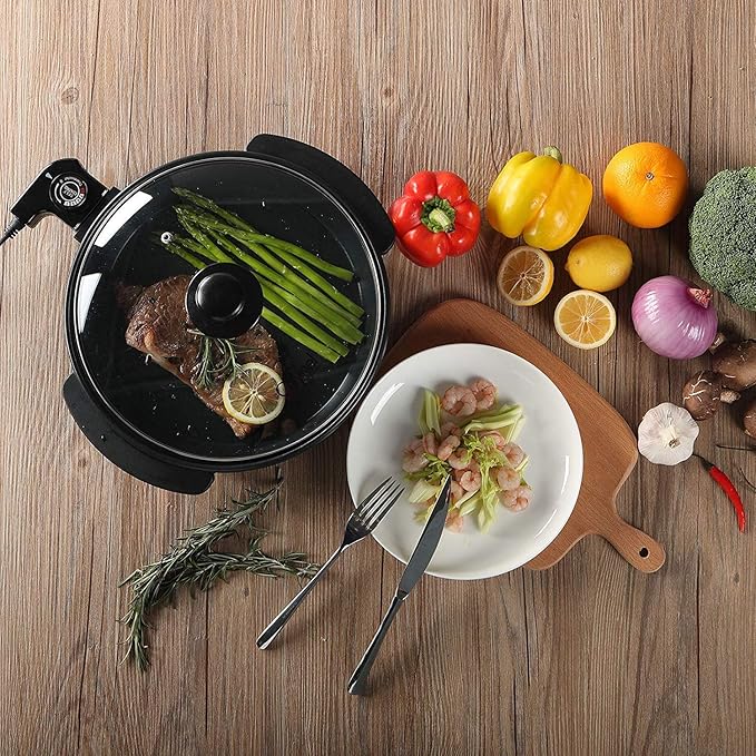 SRABC Non Stick Electric Multipurpose Cooker Pizza PAN