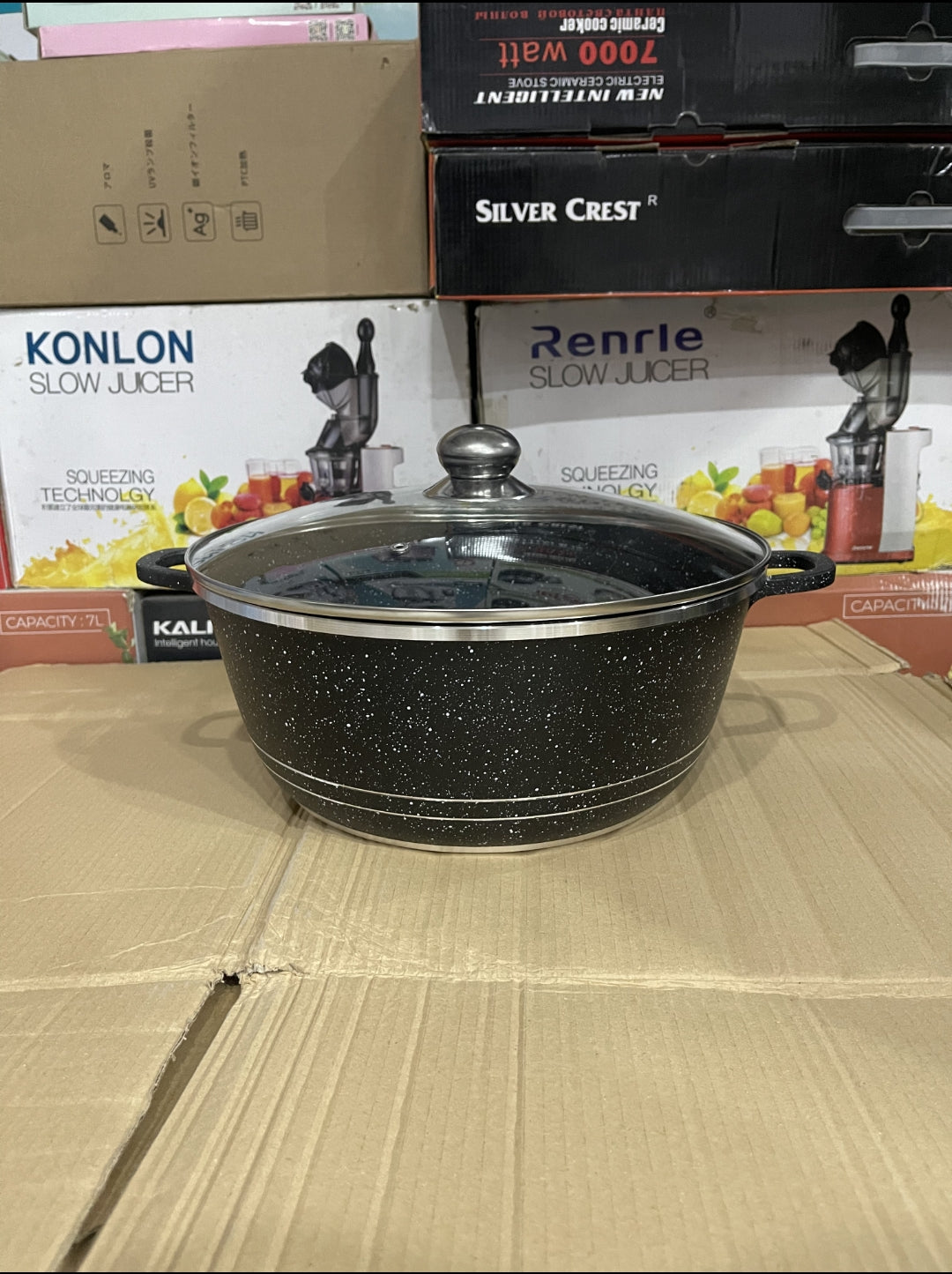 Original Bakhtchie Germany 10Pcs Granite Cookware Set