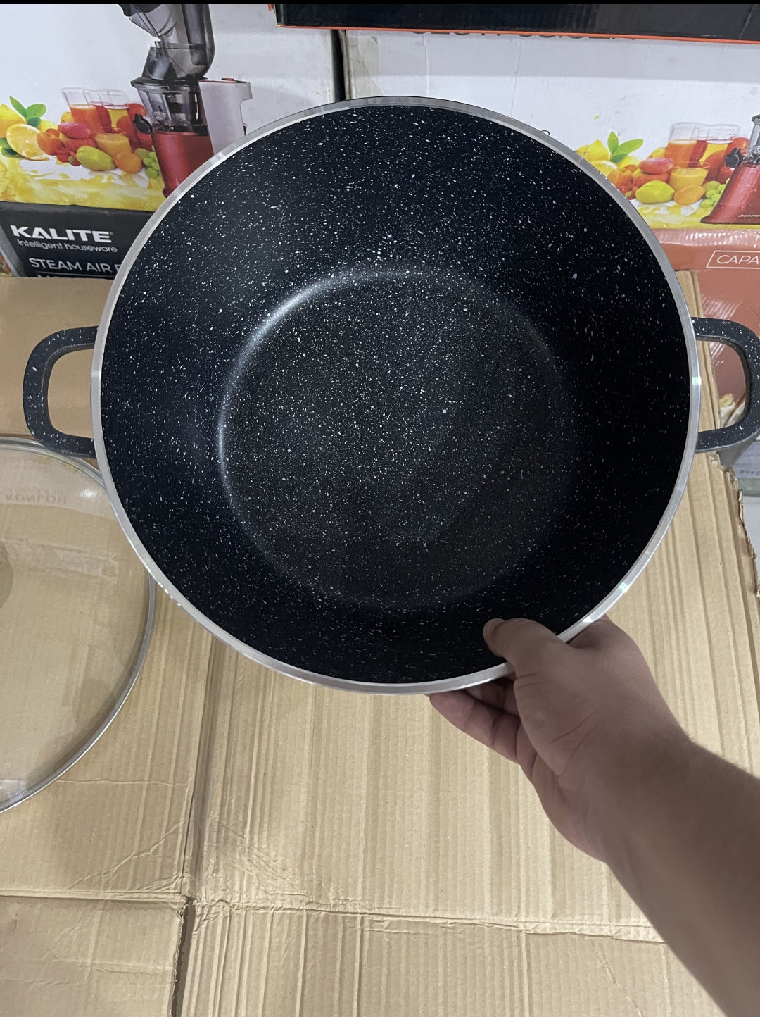 Original Bakhtchie Germany 10Pcs Granite Cookware Set