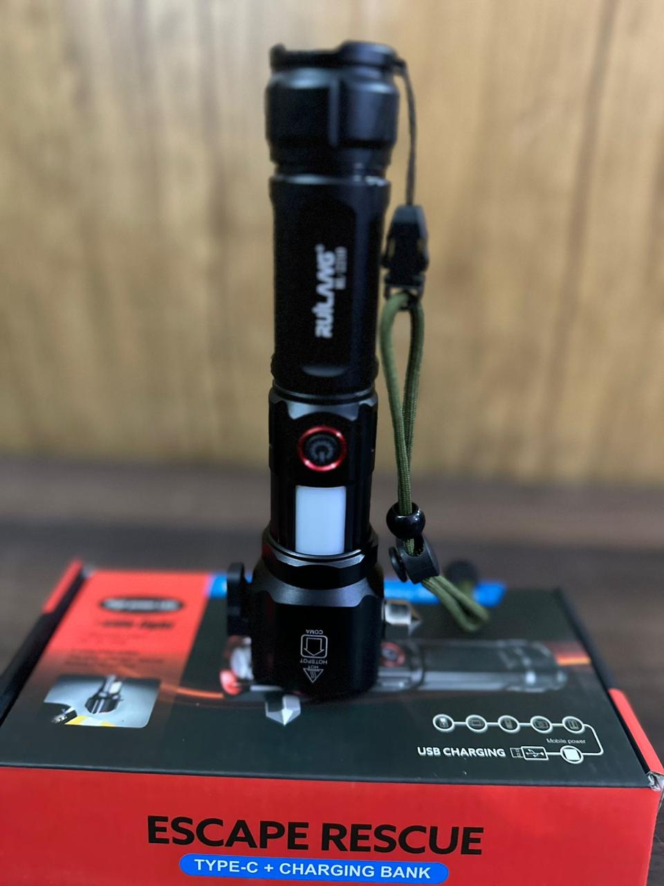 5 in 1 multifunctional torch 1km range