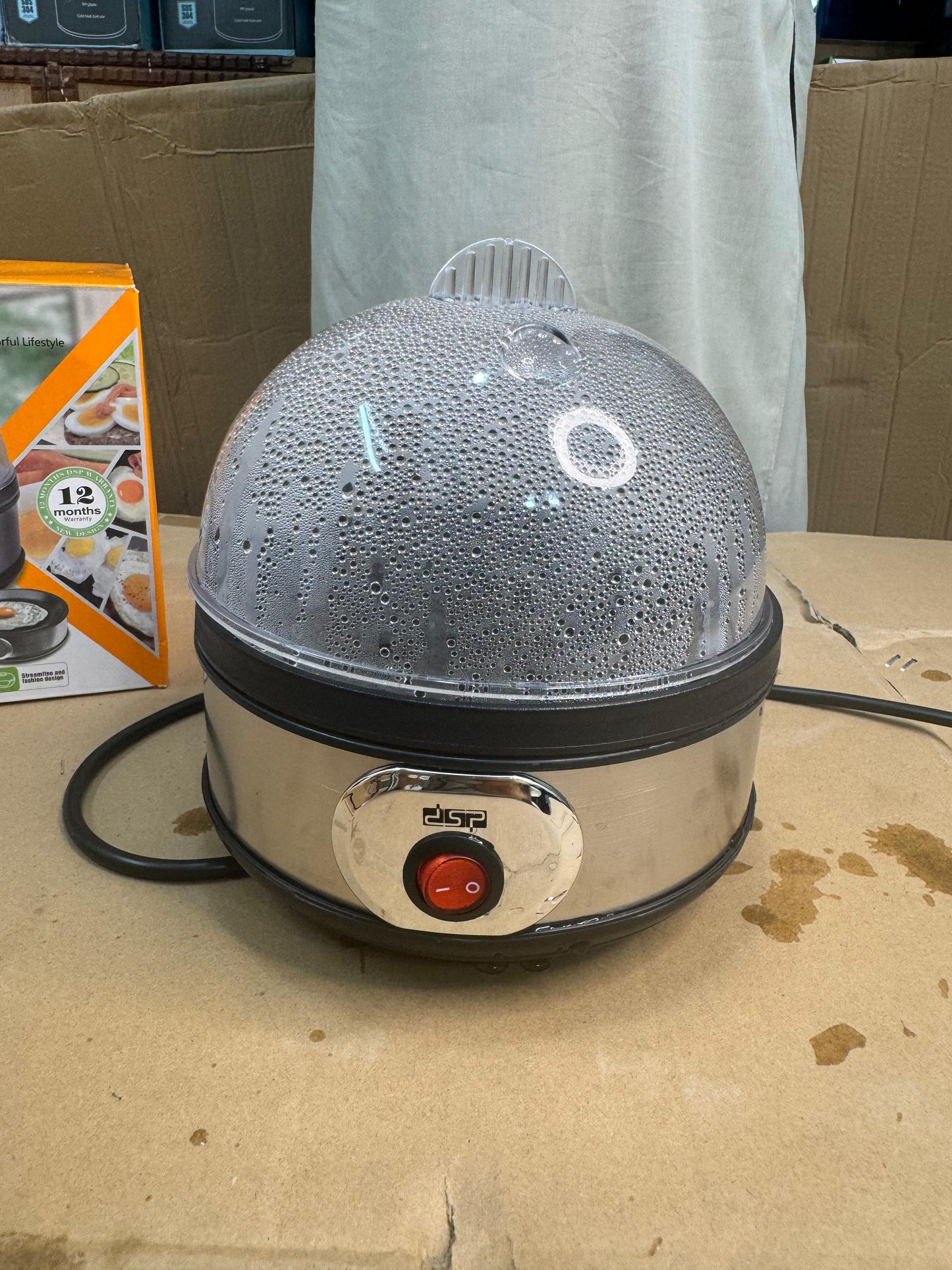 DSP 2 in 1 egg boiler