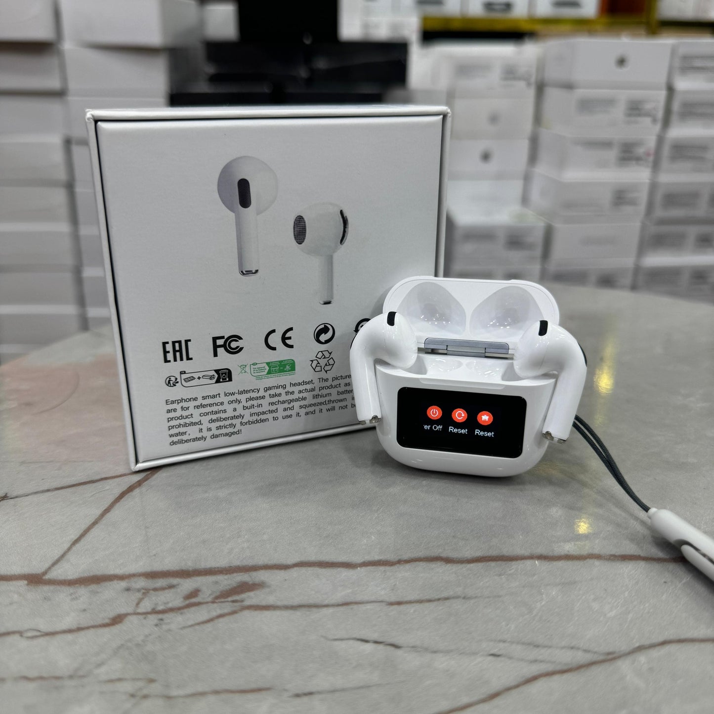 AirPods Pro 3 with LCD Display, 3D Sound & Active Noise Cancelling – Latest Generation for Immersive Audio Experience