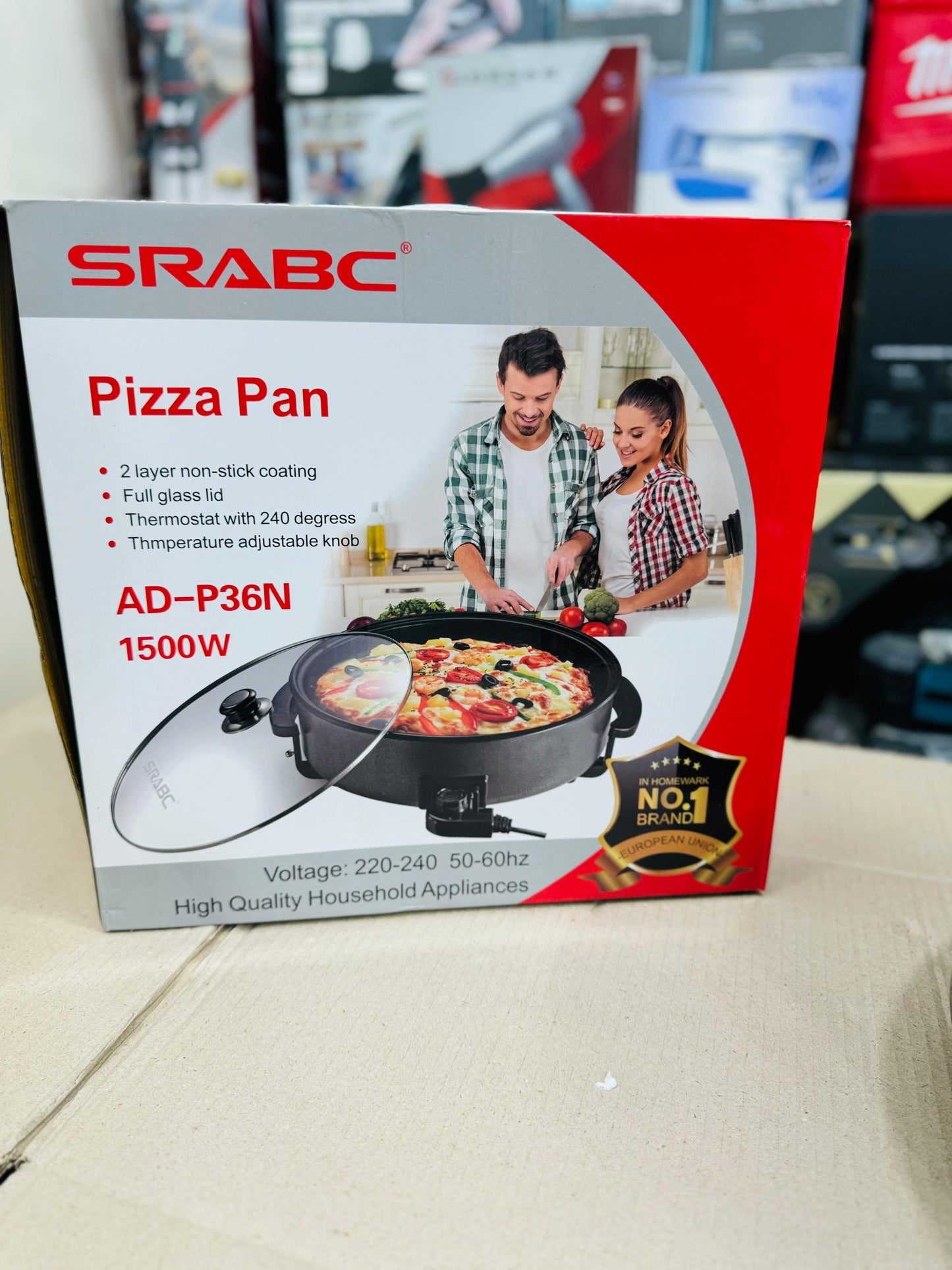 SRABC Non Stick Electric Multipurpose Cooker Pizza PAN