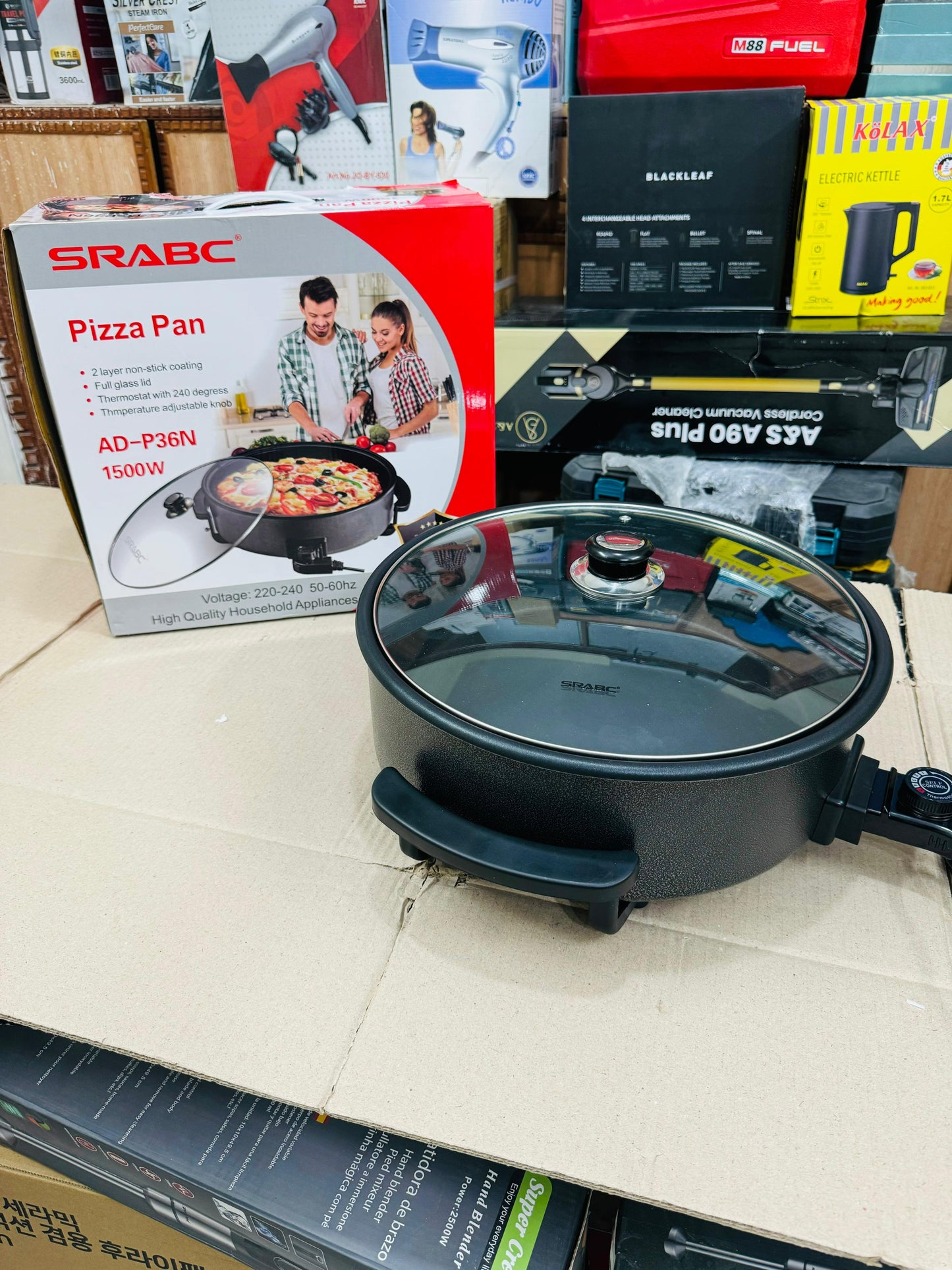 SRABC Non Stick Electric Multipurpose Cooker Pizza PAN