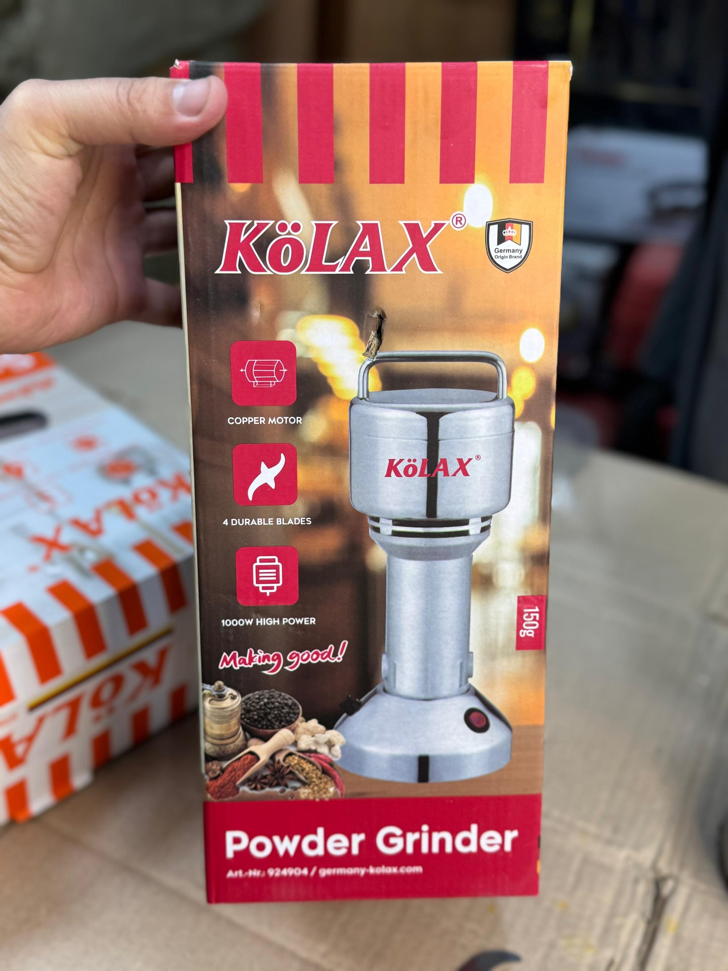 KOLAX Commercial Spices grinder 150g (masala grinder )