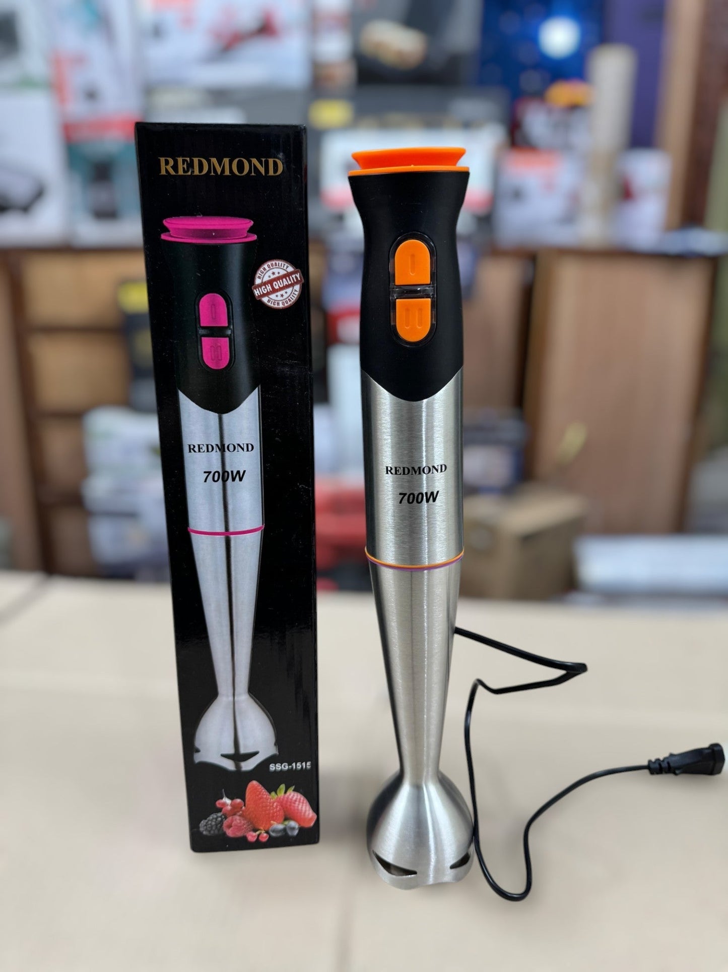 REDMOND stainless steel hand blender