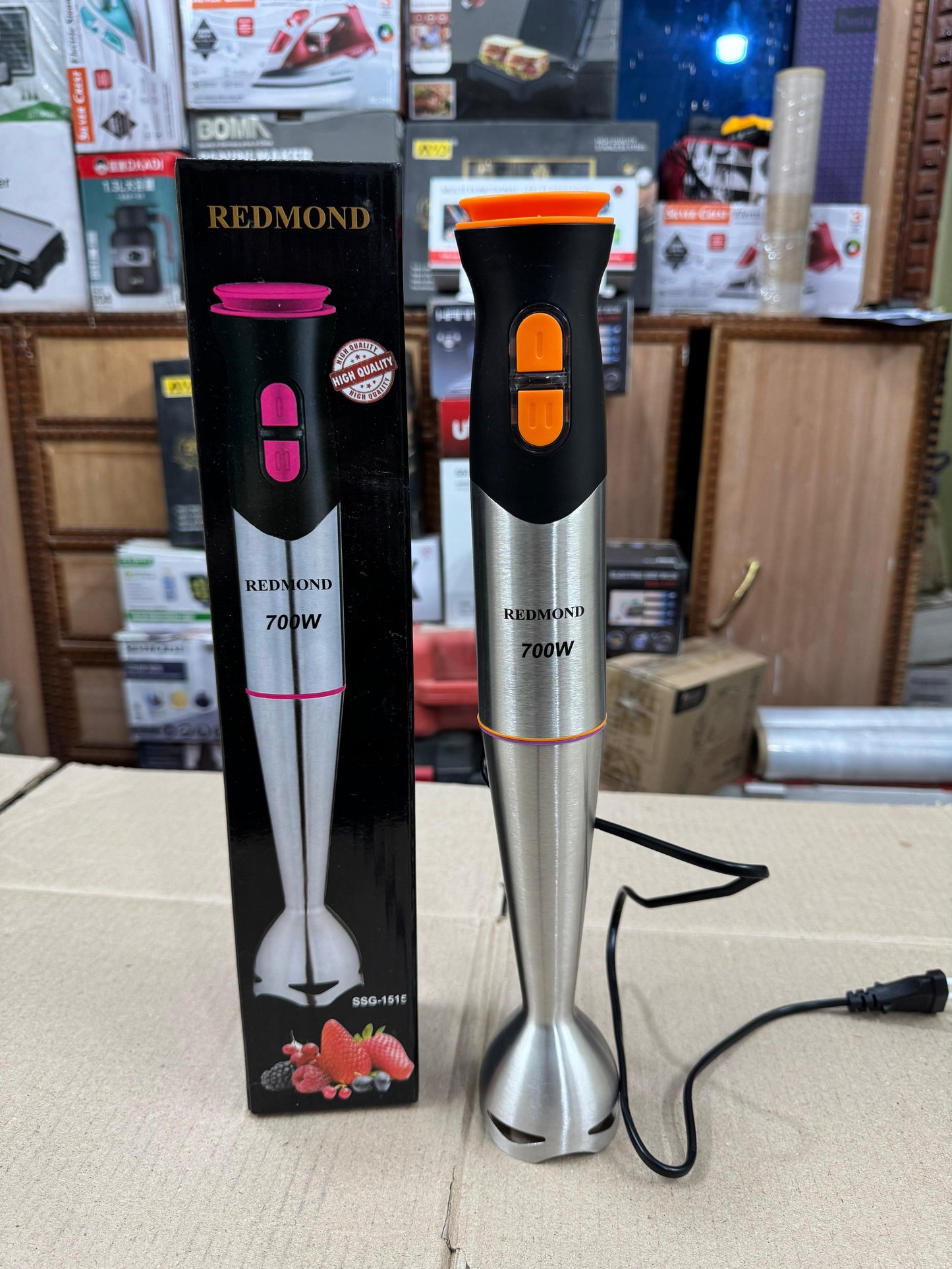 REDMOND stainless steel hand blender