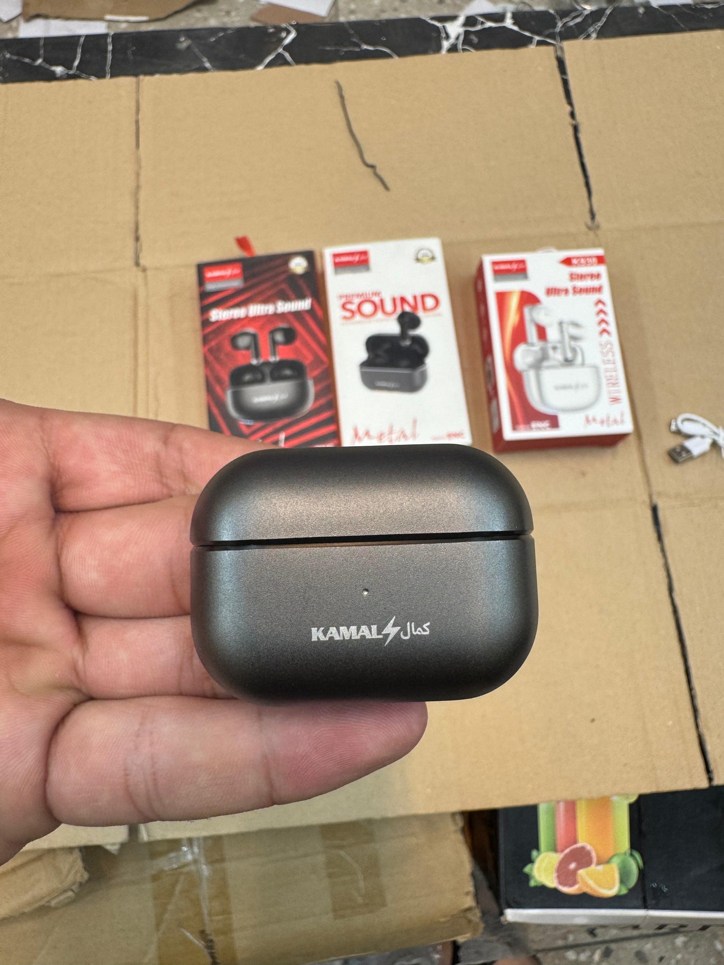 Dubai imported metallic Earbuds pro