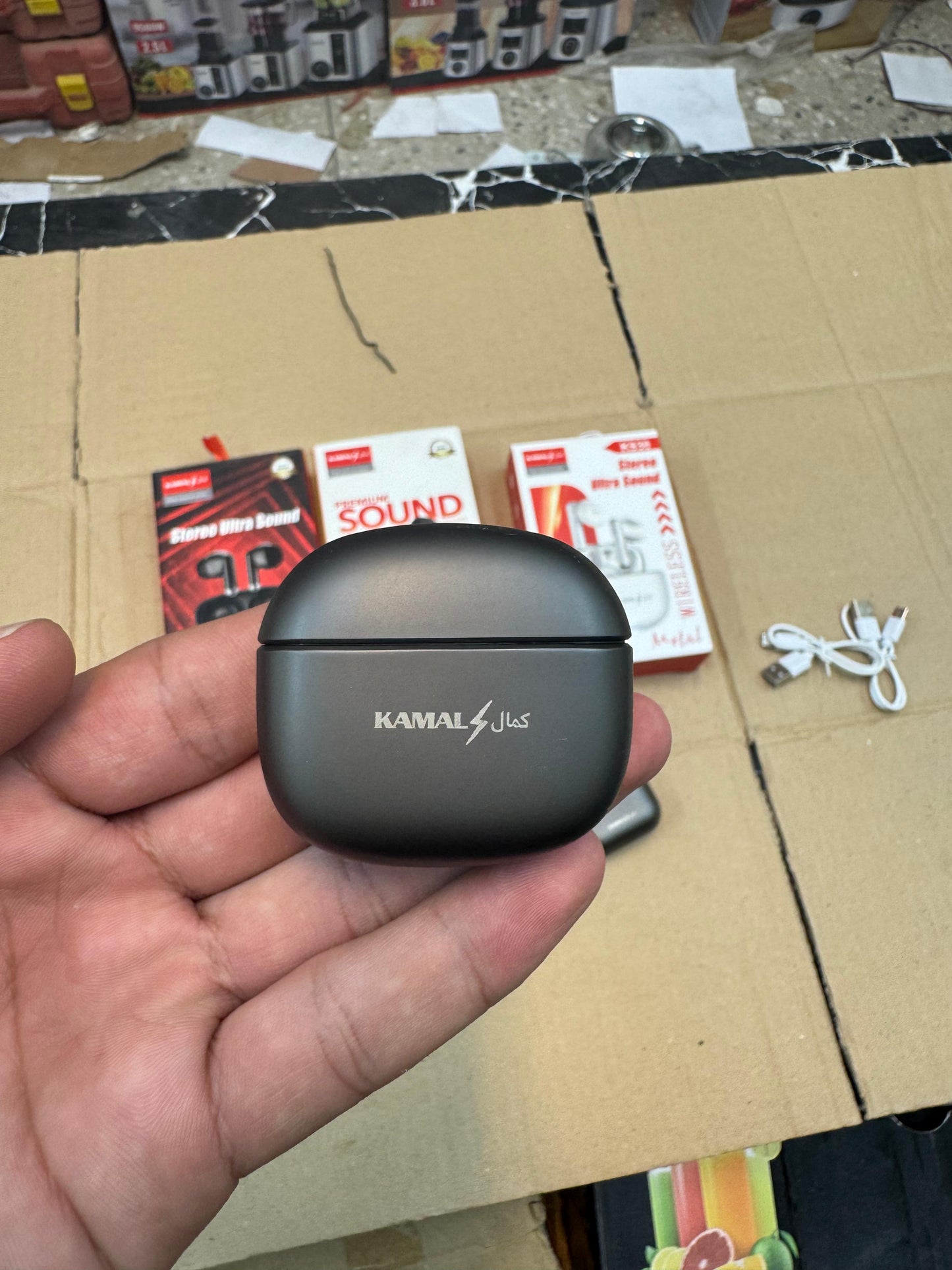 Dubai imported metallic Earbuds pro