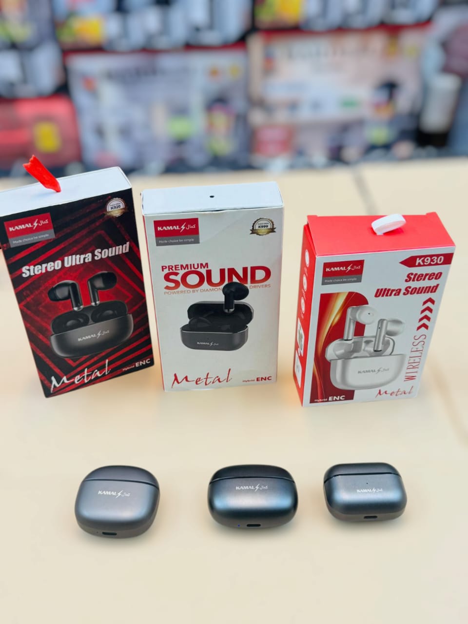 Dubai imported metallic Earbuds pro