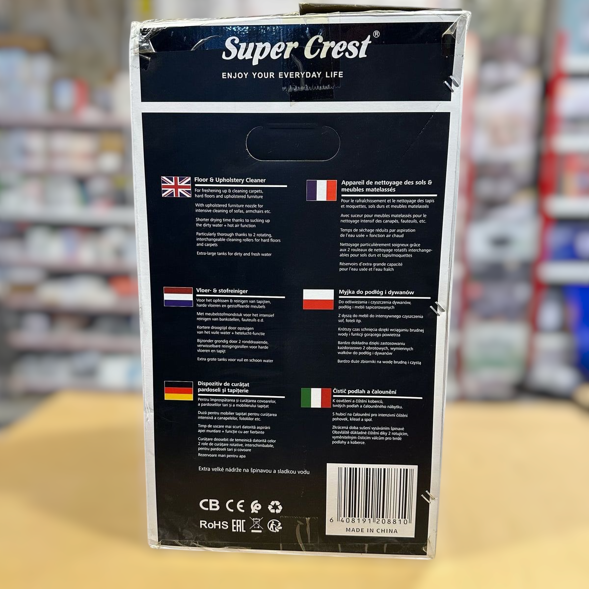 Super Crest Carpet seam Vacuum Cleaner SCT-1042