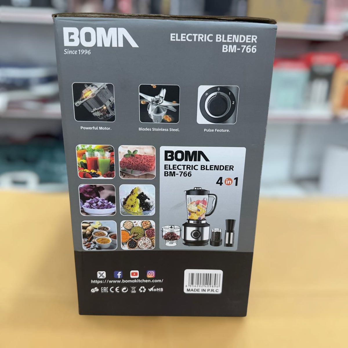Boma 4 in 1 Electric Blender BM-766