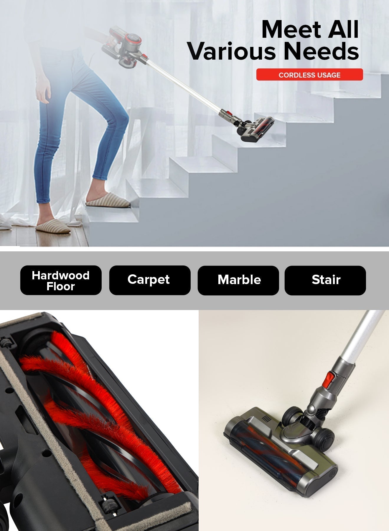 Geepas rechargeable vacuum cleaner GVC 19038